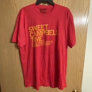 Unisex Ray Gun T-Shirt Sweet Campbell Time Red Size XL Iowa State Football